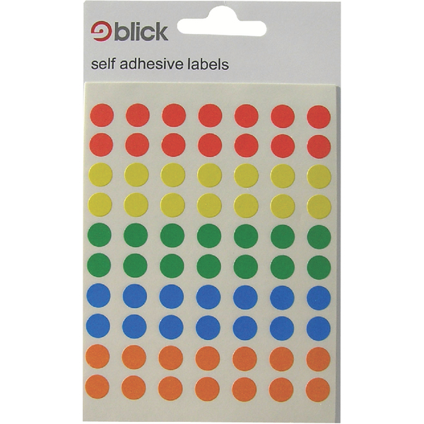 Blick 8mm Assorted Label Bag - OneStopStationery